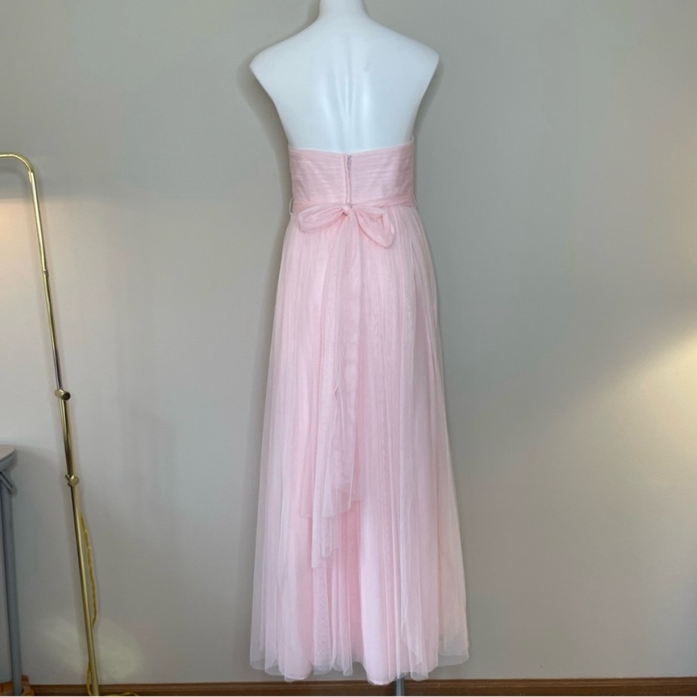 Wtoo Elegant Strapless Blush Pink Tulle Special Occasion Dress Evening Gown - Picture 7 of 14